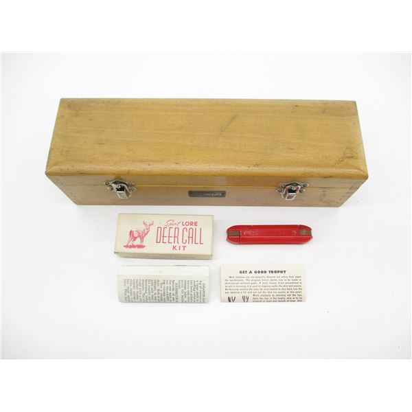 MERCER WOOD CASE & DEER CALL