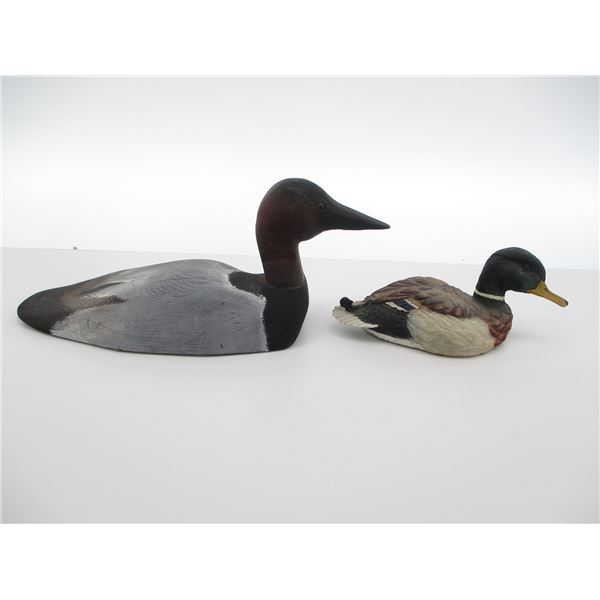 CANVAS BACK & MALLARD DUCK DECOYS