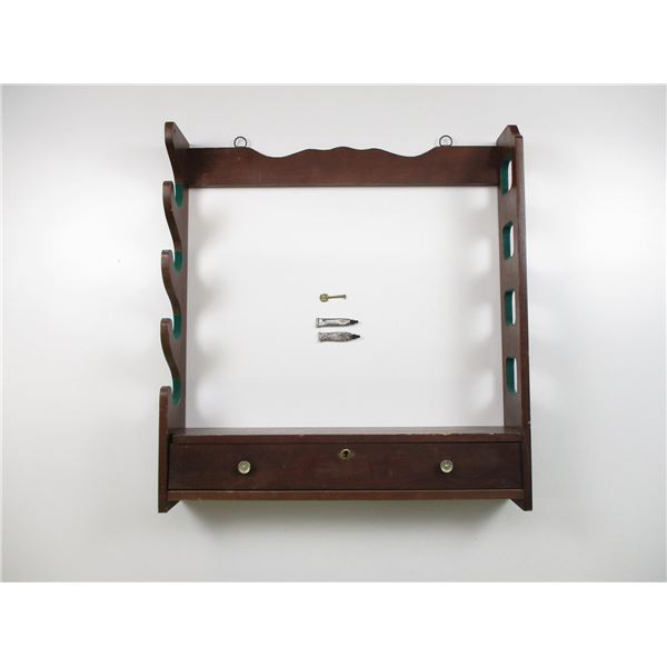 WOODEN RIFLE RACK