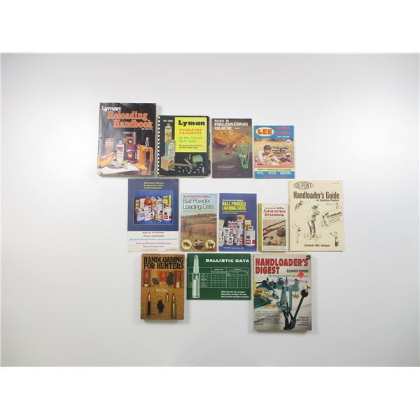 ASSORTED RELOADING BOOKS, DIGESTS