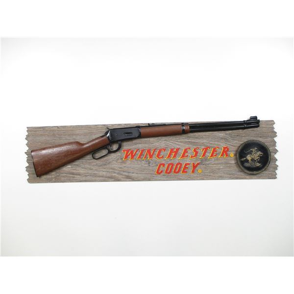 WINCHESTER COOEY GUN ADVERTISING BOARD