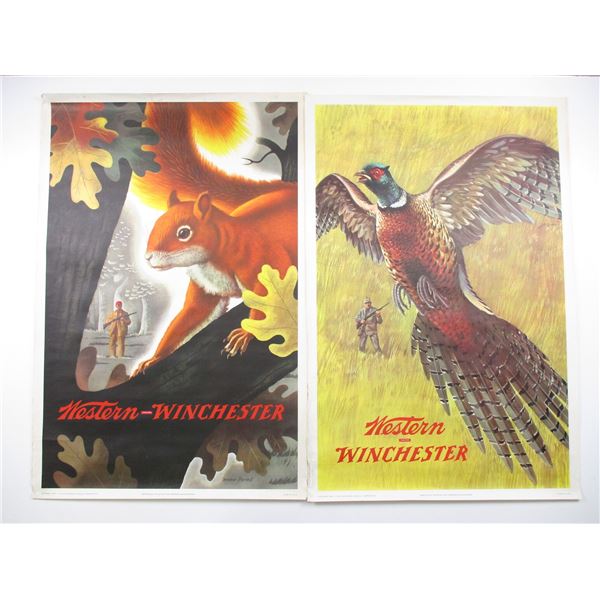 WESTERN-WINCHESTER LITHO PRINT LOT