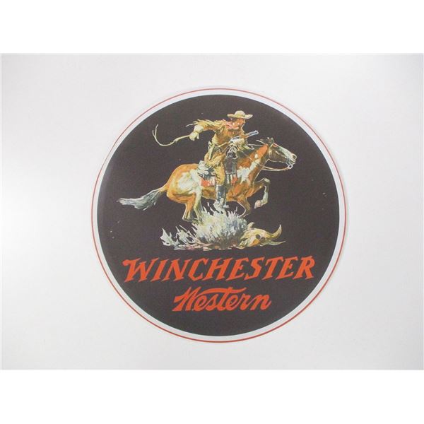 WINCHESTER WESTERN DISPLAY SIGN