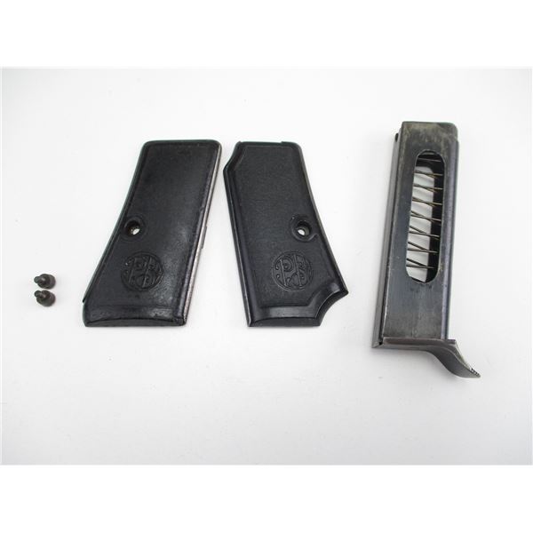 BERETTA 1934 GRIPS AND MAG LOT