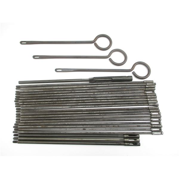 ASSORTED MILITARY CLEANING RODS