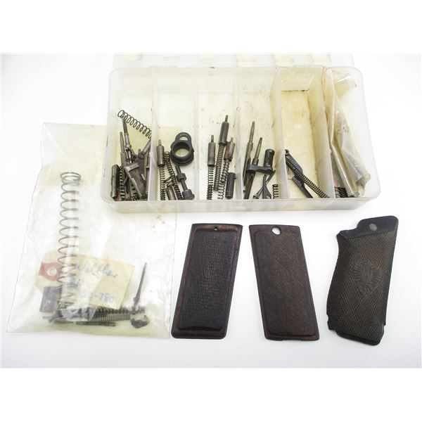 ASSORTED MILITARY PISTOL PARTS