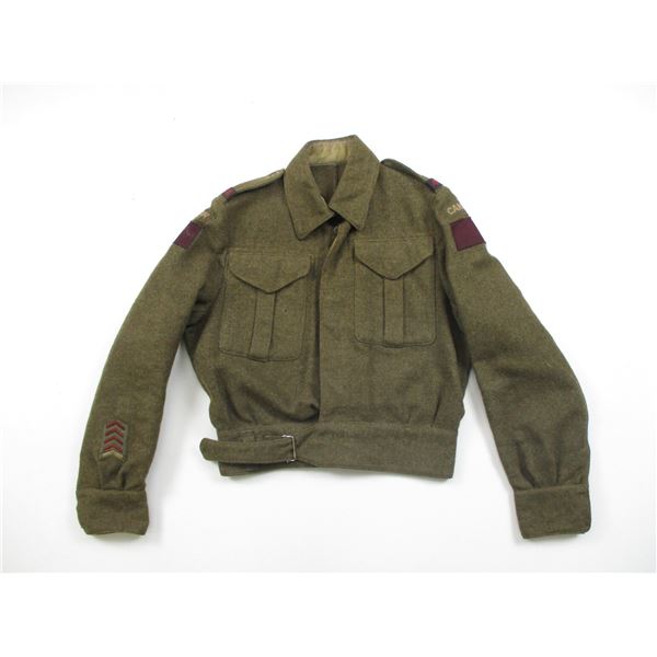 WWII CANADIAN BATTLE DRESS TUNIC