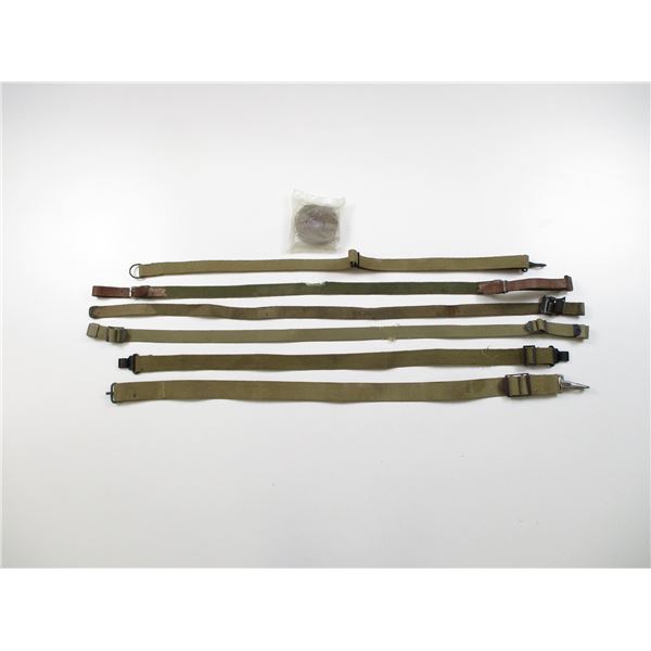 ASSORTED CANVAS MILITARY SLING LOT