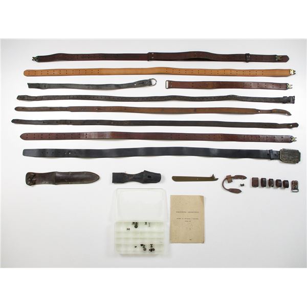 ASSORTED MILITARY SLING, ETC. LOT