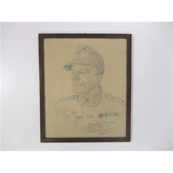 WWII GERMAN WEHRMACHT DRAWING