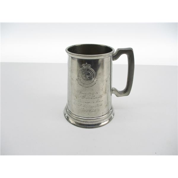 RCAF NAMED PEWTER STEIN