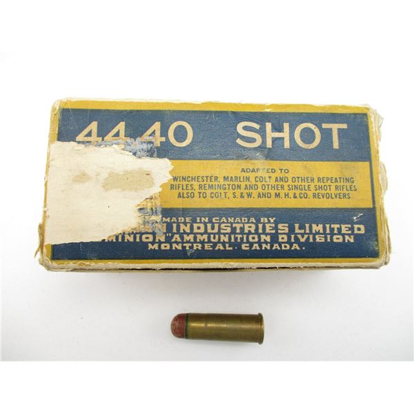 COLLECTIBLE CIL DOMINION .44-40 AMMO