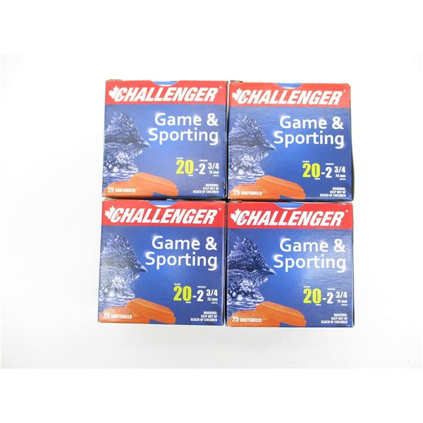 CHALLENGER 20 GAUGE SHOT SHELLS LOT