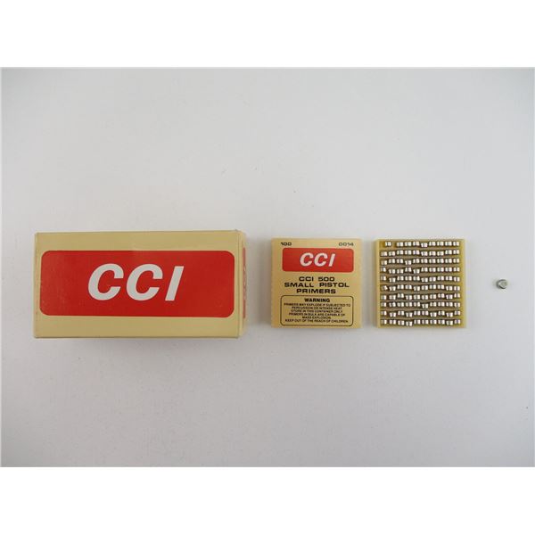 CCI SMALL PISTOL PRIMERS