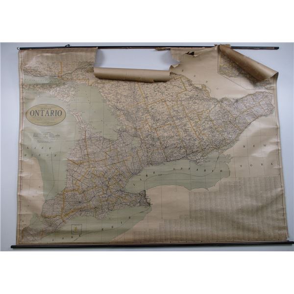 VINTAGE ONTARIO MAP