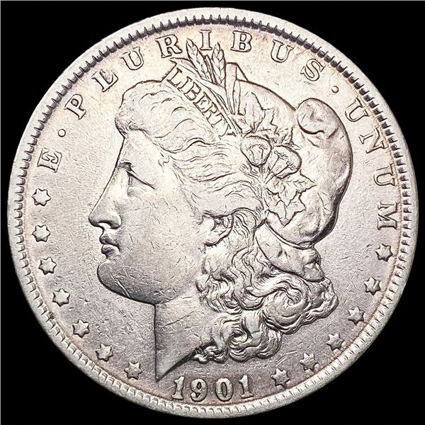 1901 Morgan Silver Dollar NEARLY UNCIRCULATED
