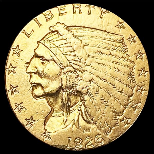 1926 $2.50 Gold Quarter Eagle CLOSELY UNCIRCULATED