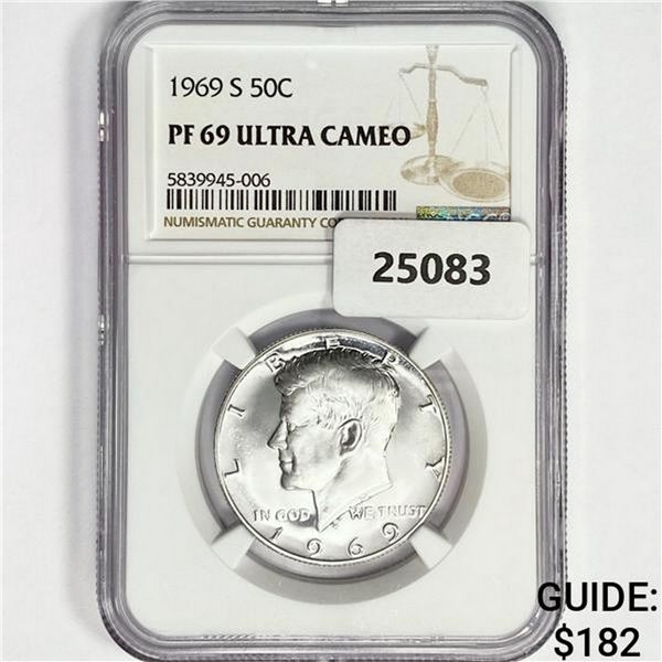 1969-S Kennedy Half Dollar NGC PF69 UC