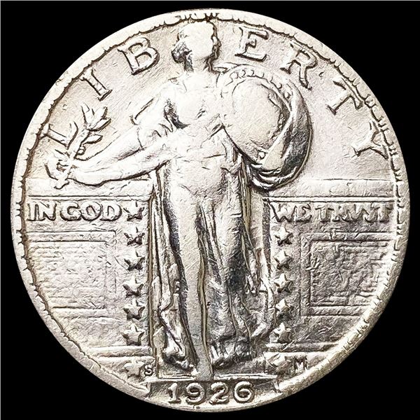 1926-S Standing Liberty Quarter LIGHTLY CIRCULATED