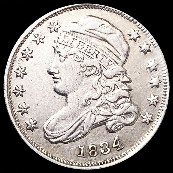 1834 Capped Bust Dime CLOSELY UNCIRCULATED