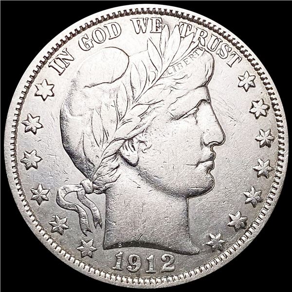 1912-S Barber Half Dollar NEARLY UNCIRCULATED