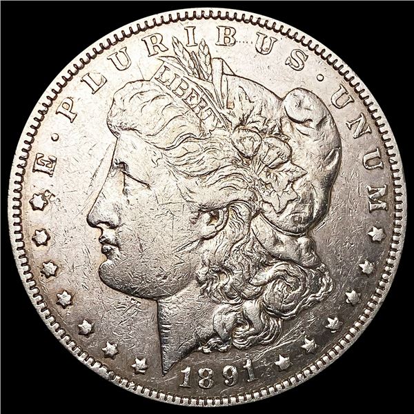 1891-CC Morgan Silver Dollar CLOSELY UNCIRCULATED