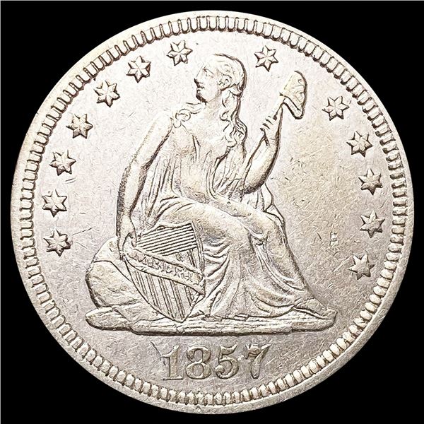 1857 Seated Liberty Quarter UNCIRCULATED