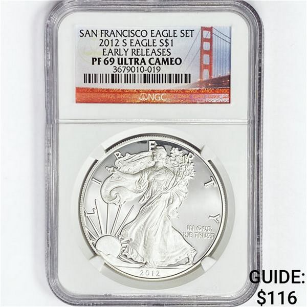 2012-S American Silver Eagle NGC PF69 UC
