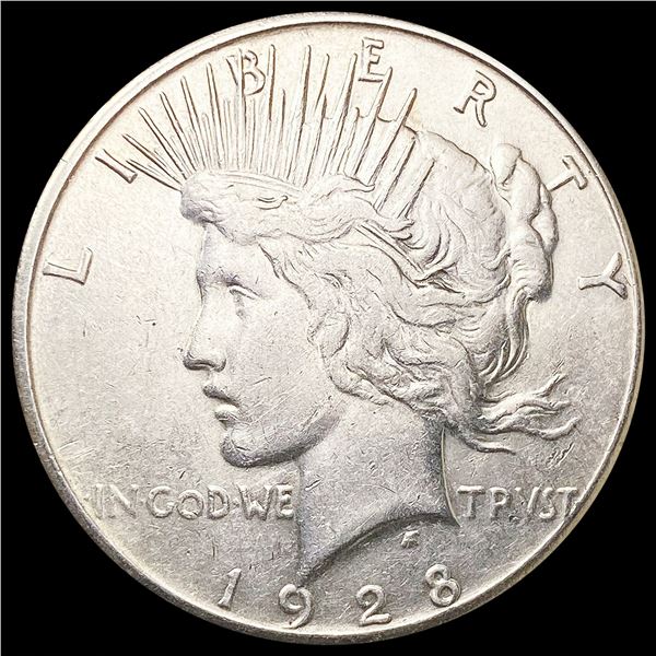 1928-S Silver Peace Dollar CLOSELY UNCIRCULATED