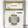 Image 1 : 1916-D Barber Quarter PGA MS62