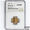 Image 1 : 1927 Wheat Cent NGC MS64 RD
