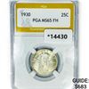 Image 1 : 1930 Standing Liberty Quarter PGA MS65 FH