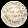 Image 2 : 1837 Seated Liberty Half Dime CLOSELY UNCIRCULATED