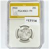 Image 1 : 1920 Standing Liberty Quarter PGA MS63+ FH