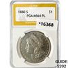 Image 1 : 1880-S Morgan Silver Dollar PGA MS64 PL