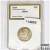 Image 1 : 1834 Capped Bust Quarter PCI MS60 Sm. Planchet, No