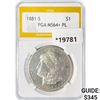 Image 1 : 1881-S Morgan Silver Dollar PGA MS64+ PL