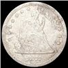 Image 1 : 1877-CC Seated Liberty Quarter NICELY CIRCULATED