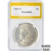 Image 1 : 1885-O Morgan Silver Dollar PGA MS65