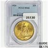 Image 1 : 1924 $20 Gold Double Eagle PCGS MS66