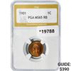 Image 1 : 1901 Indian Head Cent PGA MS65 RB