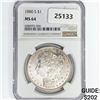 Image 1 : 1880-S Morgan Silver Dollar NGC MS64