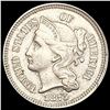 Image 1 : 1875 Nickel Three Cent CLOSELY UNCIRCULATED