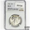 Image 1 : 1946 Walking Liberty Half Dollar NGC MS65