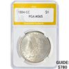 Image 1 : 1884-CC Morgan Silver Dollar PGA MS65