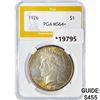 Image 1 : 1926 Silver Peace Dollar PGA MS64+