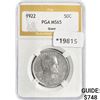 Image 1 : 1922 Grant Half Dollar PGA MS65