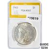 Image 1 : 1903 Morgan Silver Dollar PGA MS63