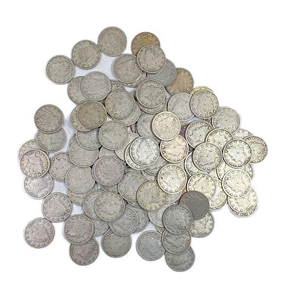 1883 Victory Nickels (104 Coins)