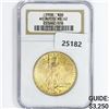 Image 1 : 1908 $20 Gold Double Eagle NGC MS62 No Motto